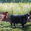 Curious Cows;
10x20;
SOLD