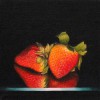 Two Strawberries Reflected;
6x6;
SOLD